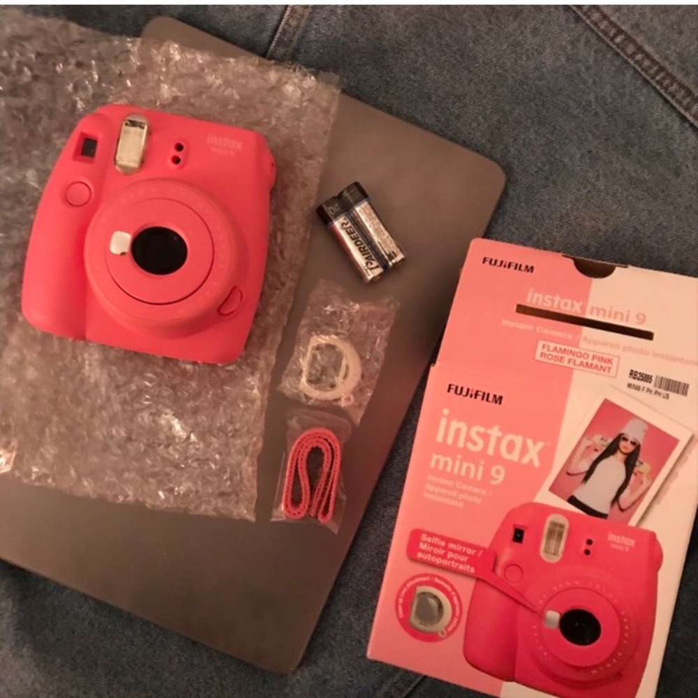 Pink Polaroid Camera